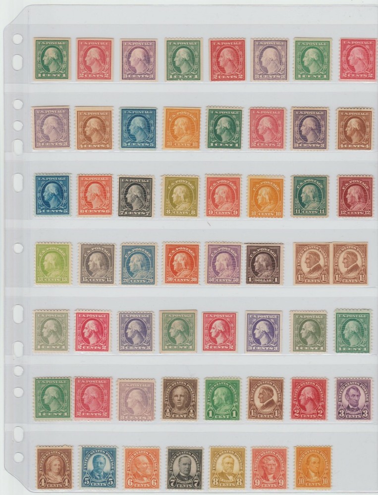 ** 30 Anchor 7C (rows) Crystal-Clear Stock Sheets / Single Sided-FREE Shipping.