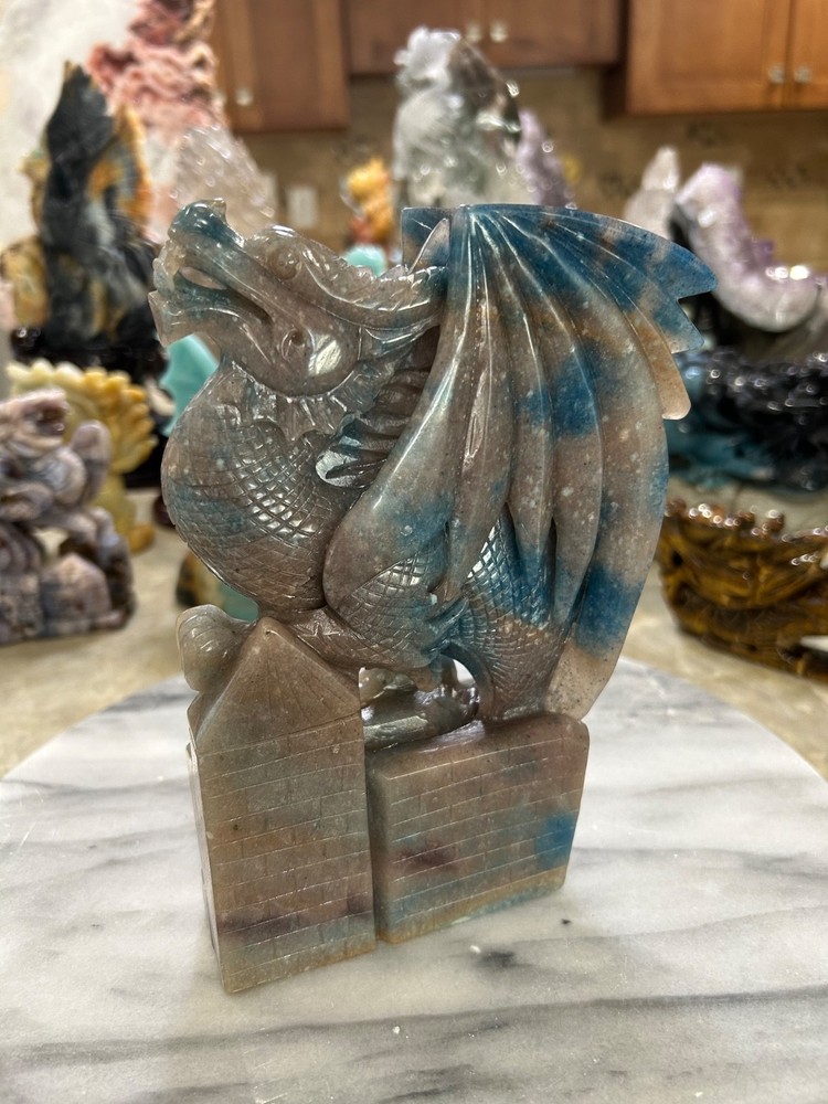 Trolleite fly Dragon carving