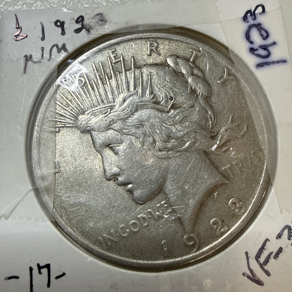 1923 Peace Dollar In VF Condition