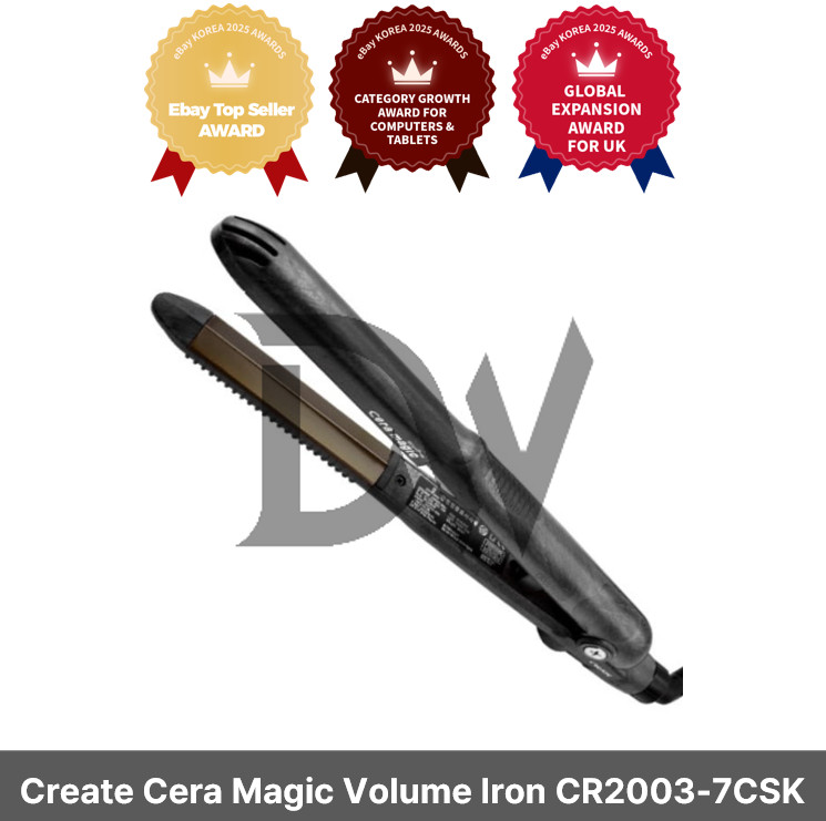 Create Cera Magic Volume Iron CR2003-7CSK Hair Volume Curls Iron Round type