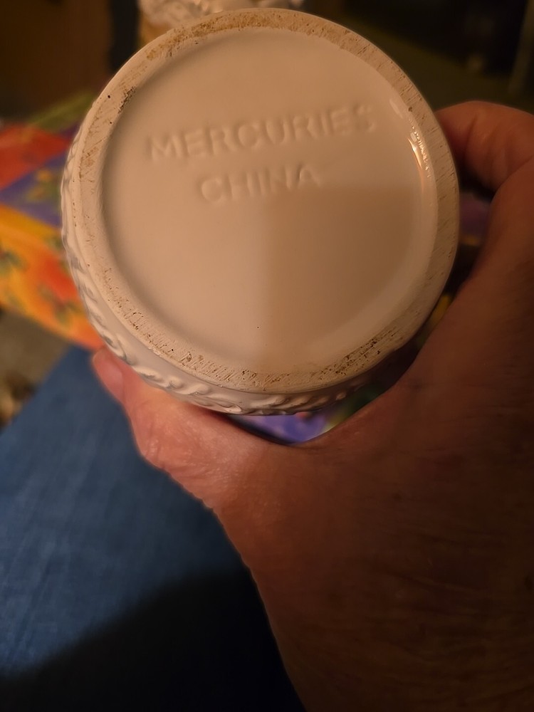Mercuries Sugar And Creamer Christmas