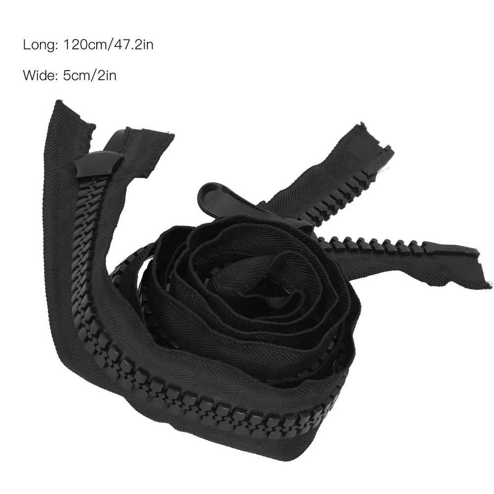 2 Pack Hard Plastic Polyester Zipper For DIY Sewing Tents Trending