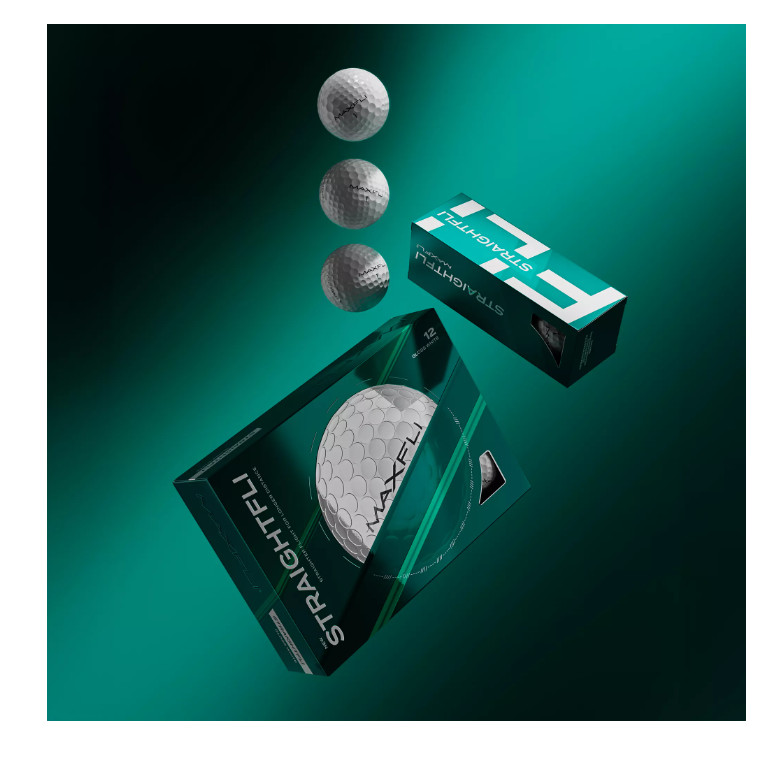 Maxfli StraightFli Golf Balls BULK 36 Pack - Gloss White