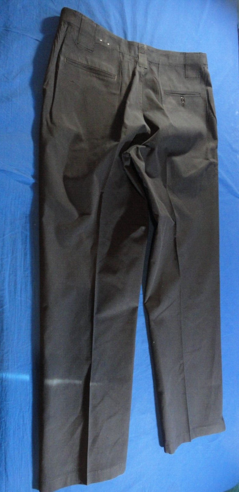 PROPPER CHINO STYLE FLAT FRONT DARK BLUE UTILITY WORK UNIFORM PANTS SIZE 38