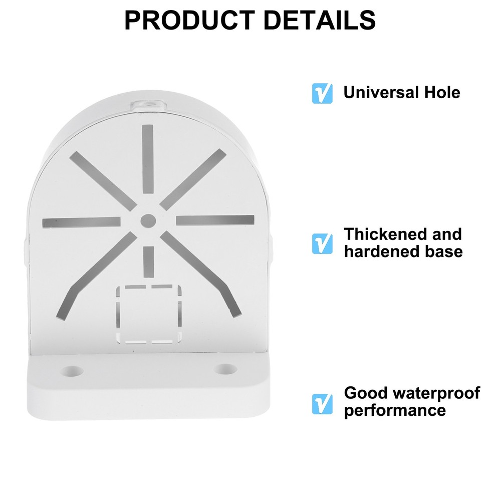 1 Pack Dome Security Camera Mount 4.9" Bracket Junction Box Plastic