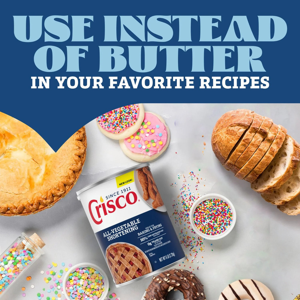 Crisco All-Vegetable Shortening, 96oz.