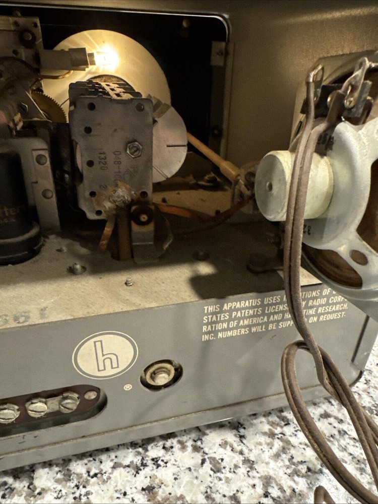 Hallicrafters SX-110 Shortwave Receiver Powers On
