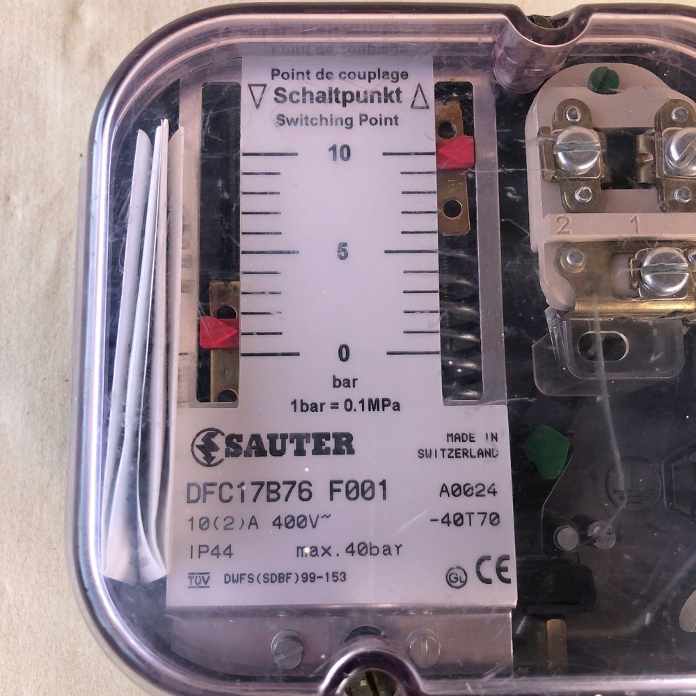 SAUTER DFC17B76F001 PRESSURE SWITCH