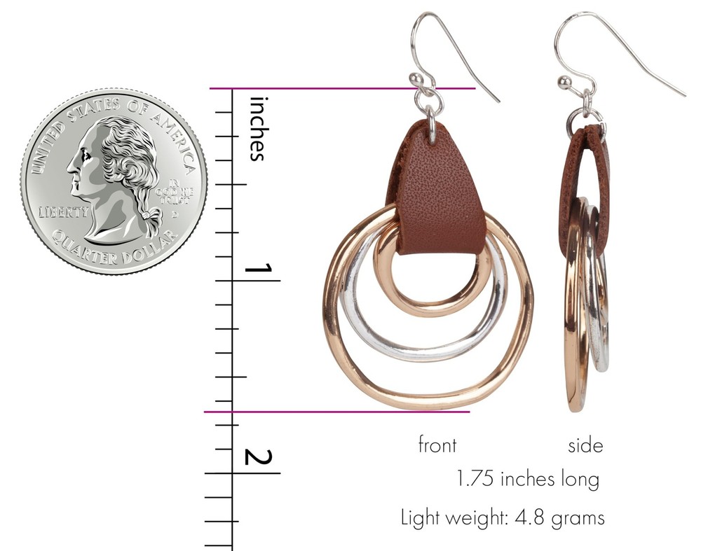 Boho Earrings for Women 3 Pack Circle Set