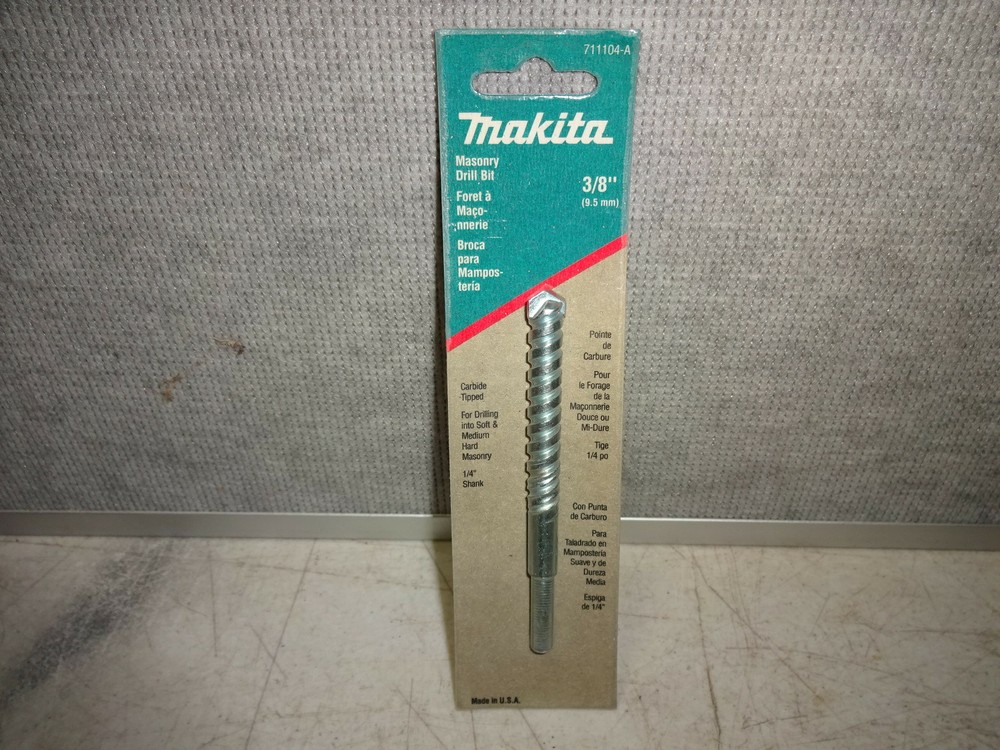 Makita 3/8" Masonry Drill Bit 711104A