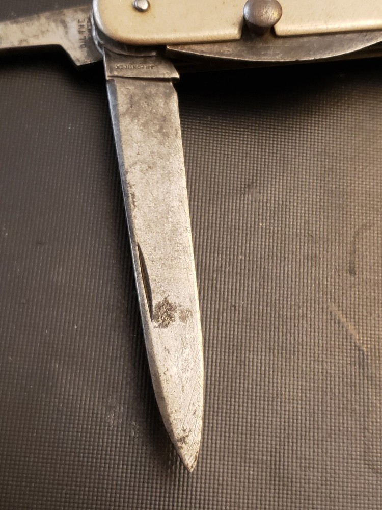 ANTIQUE J H PONTIFEX MULTI TOOL FOLDING KNIFE 6 BLADE