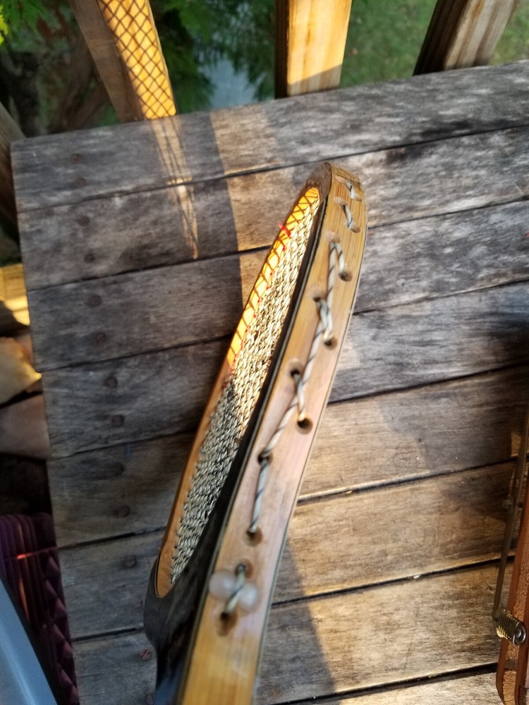 VINTAGE BANCROFT SQUASH RACQUET KING BAMBOO