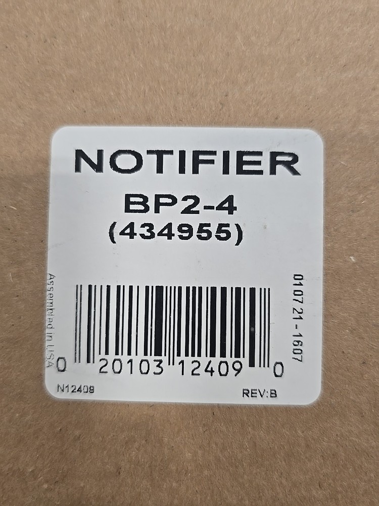 NEW NOTIFIER BP2-4