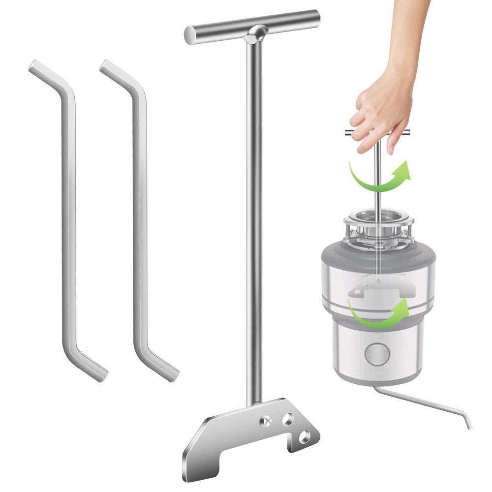 Garbage Disposer Unjamming Wrench, 2 Pack, Compatible with SinkErator Moen, R...