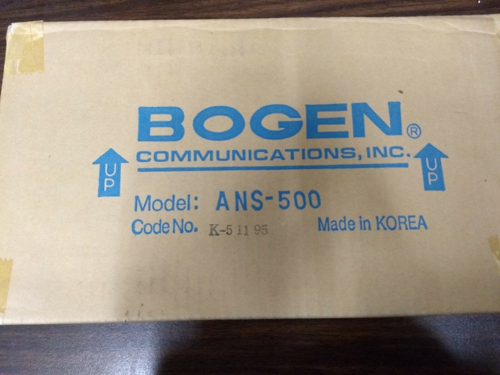 Bogen ANS-500 Ambient Noise Remote Sensor System - New Old Stock - Open Box