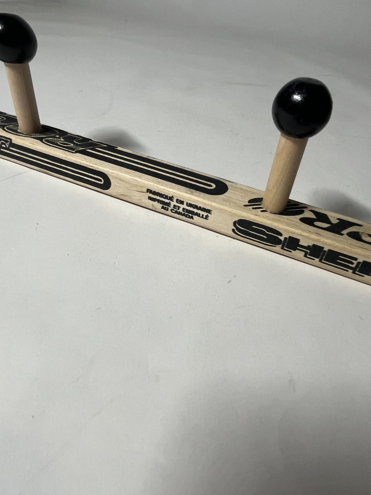 Hockey Stick Coat Rack With “Hooks”