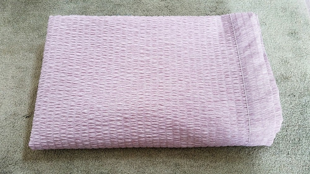 Cool Blanket - Ripple Pattern Embossing, Lavender Color, Single Size 64"x81"