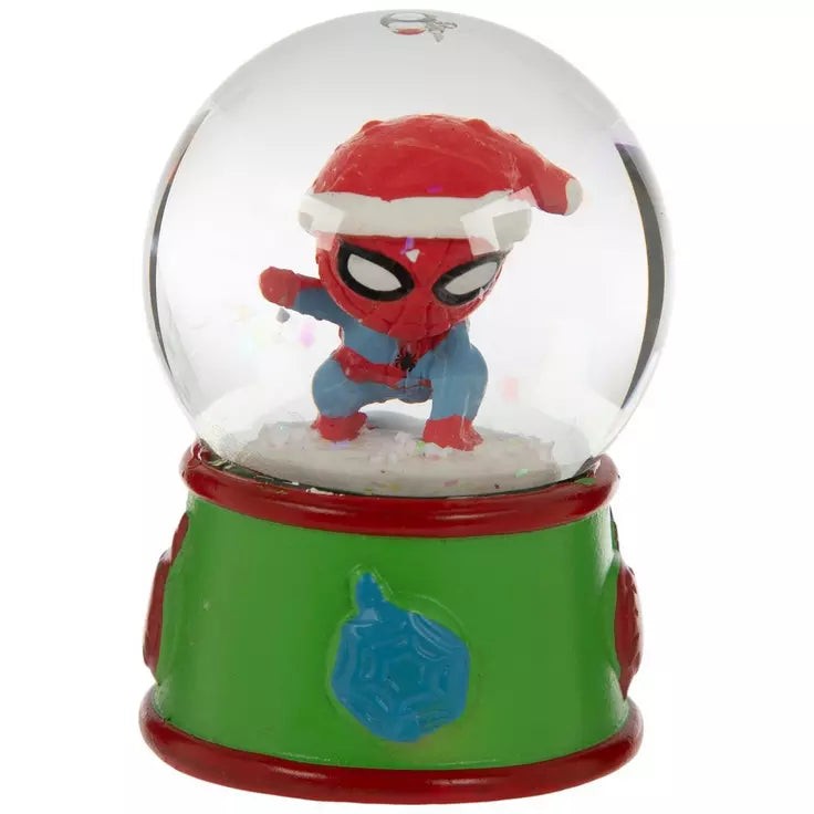 Santa Spiderman Mini Holiday Snow Globe