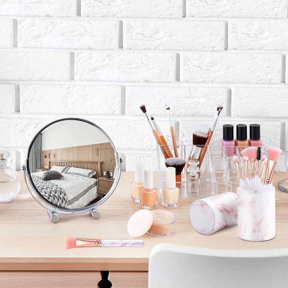 Makeup Brushes Set 16PCS Marble Make up Brushes Foundation Eyeshadow Concealer