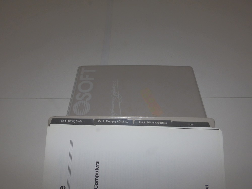 Vintage Software - Microsoft RBase Database Management System (5.25" diskettes)
