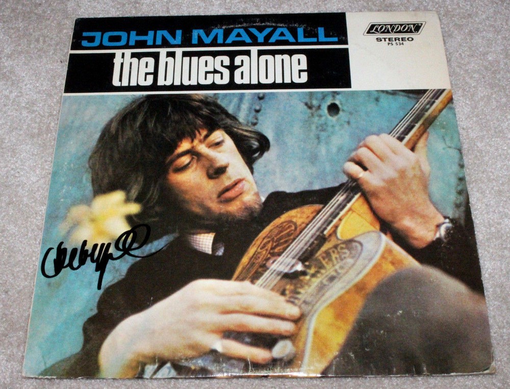 JOHN MAYALL & THE BLUESBREAKERS SIGNED AUTHENTIC VINYL RECORD LP C w/COA PROOF