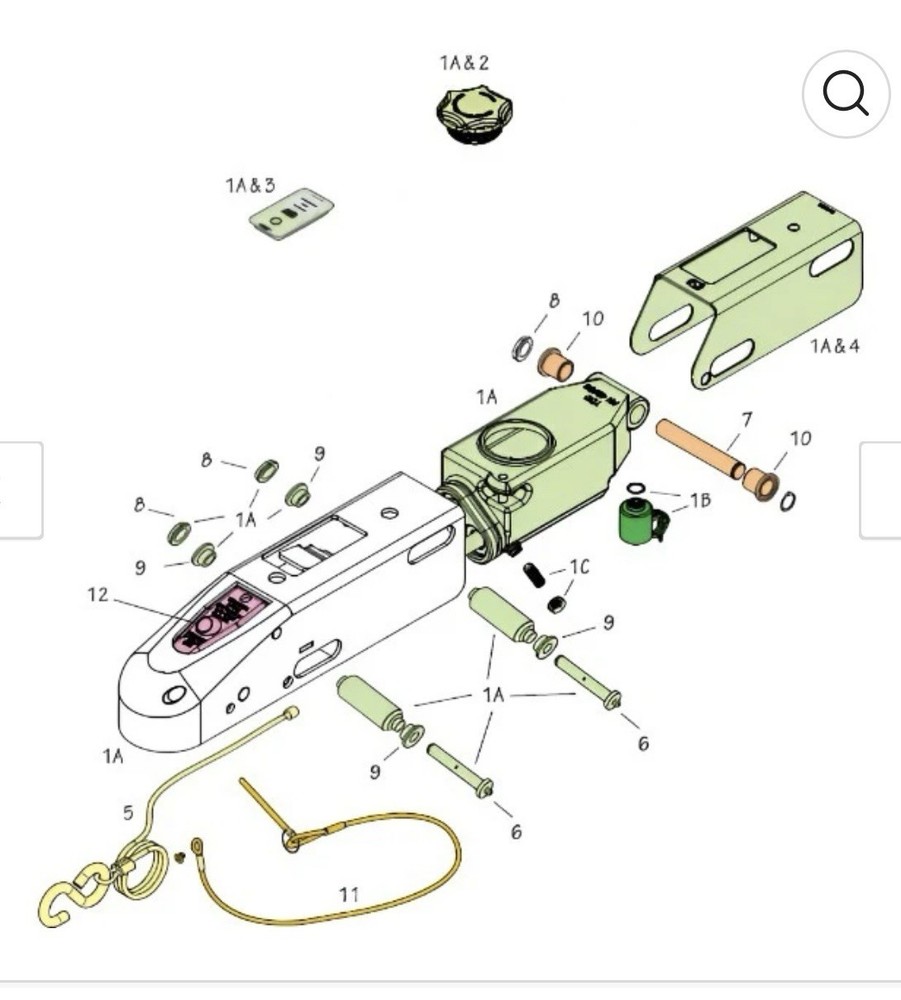 Silver Bullet Actuator Kit LP Disc Brake Ready Dexter
