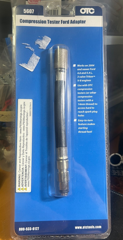 OTC Tools 5607 Compression Tester Ford Adapter
