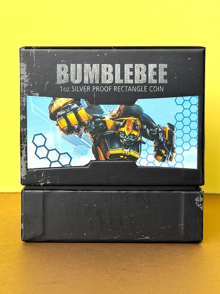 2014 Perth Mint Transformers BUBBLEBEE 1oz SILVER PROOF LENTICULAR COIN Box/COA