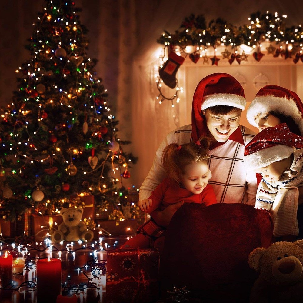 Christmas String Lights - 320 LEDs 35m/115ft Memory Function 8 Modes End-to-E...