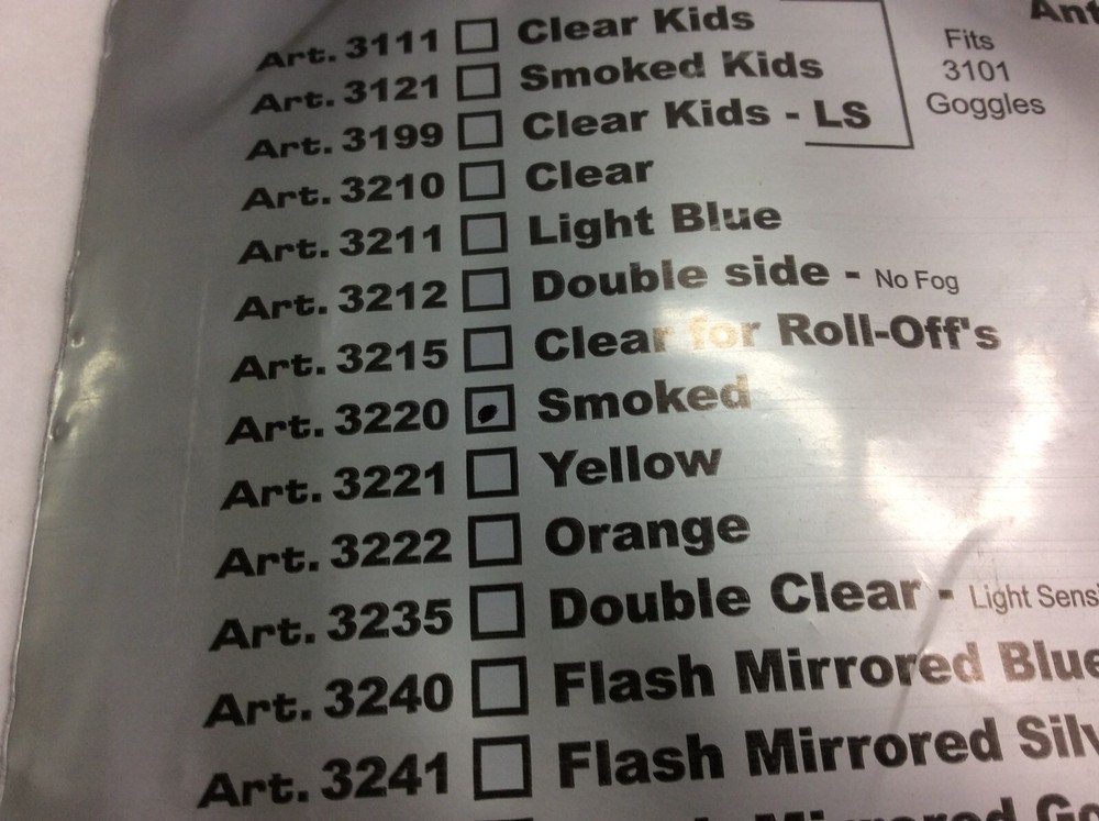 Pro Grip PG3222 Replacement Goggle Lens Smoked