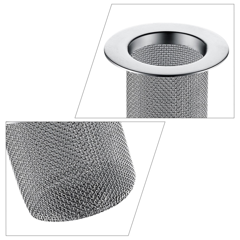 2 Pack Filter for Wash Basin Basket Kitchen Sink Drainage Strainer