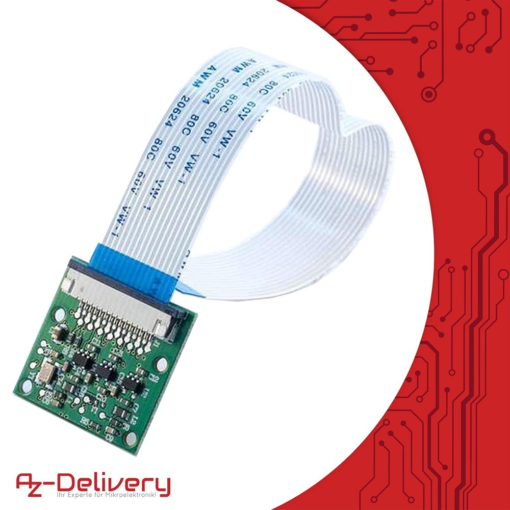 Camera for Raspberry Pi with 15 cm Flex Cable Including e-Book