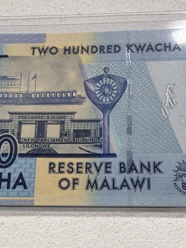 2016 Malawi 200 Kwacha P# 65a