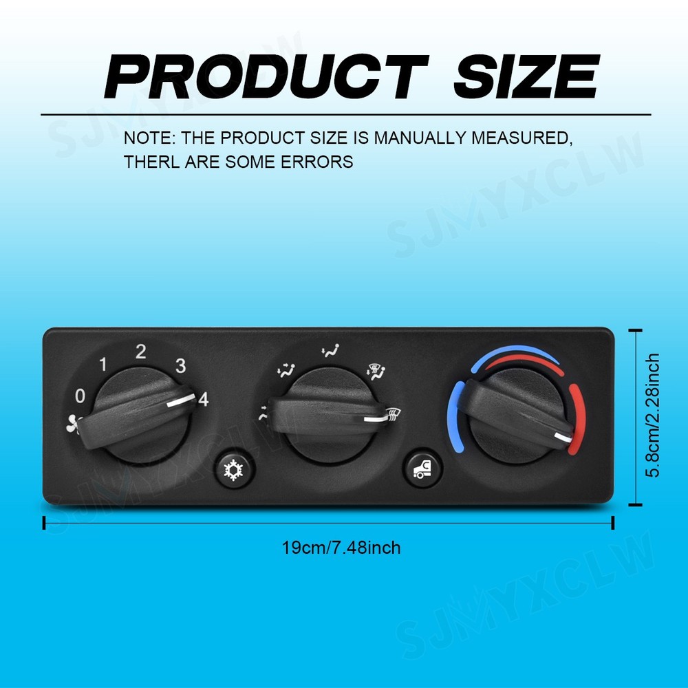 A/C Climate Control Module Panel Q21-6119 For Peterbilt 337