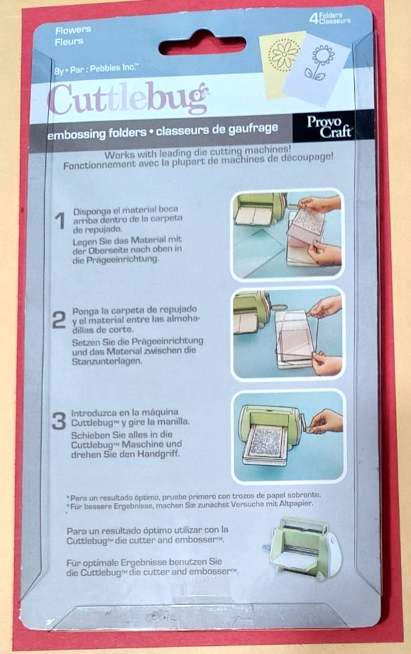 Cuttlebug Embossing Folders *FLOWERS"