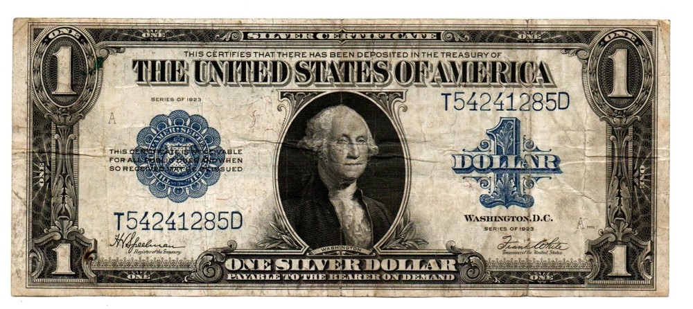 Fr. 237 $1 1923 Silver Certificate Banknote