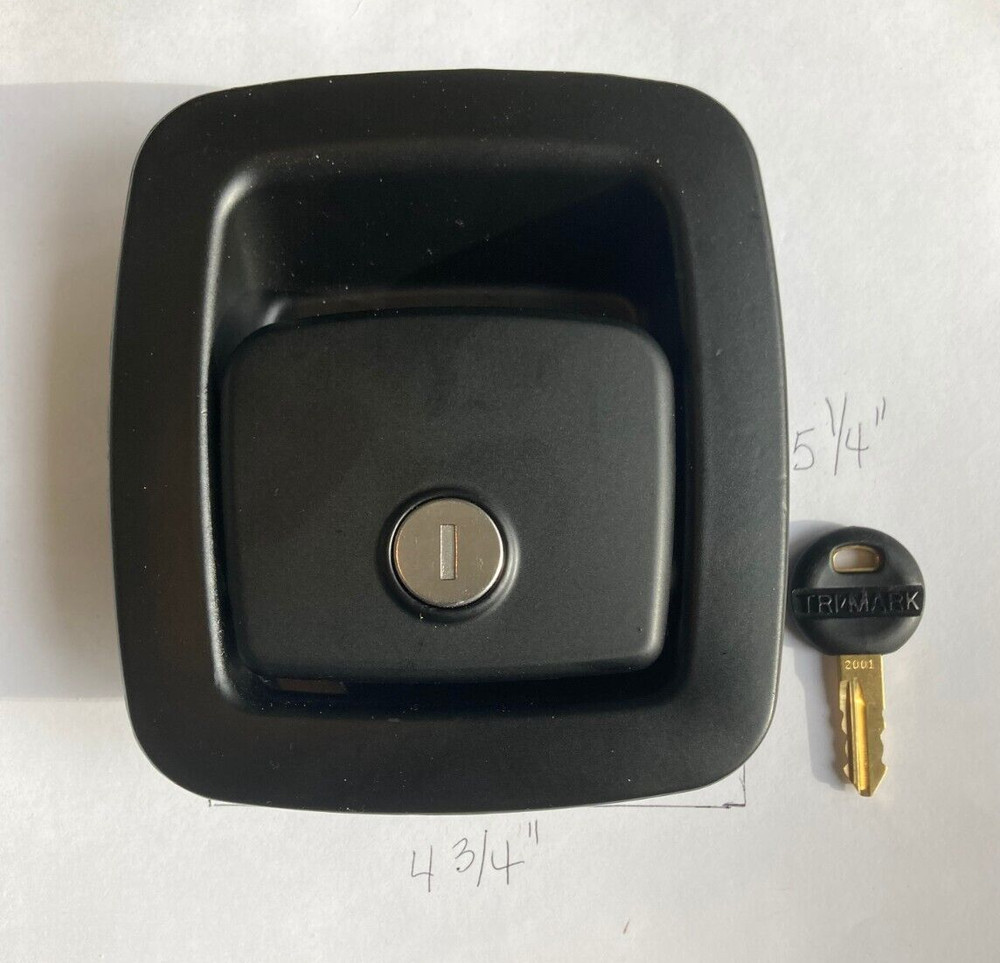 TriMark Lock RV Motorhome Baggage Compartmen​t Latch Door Handle 1 Key TM2001