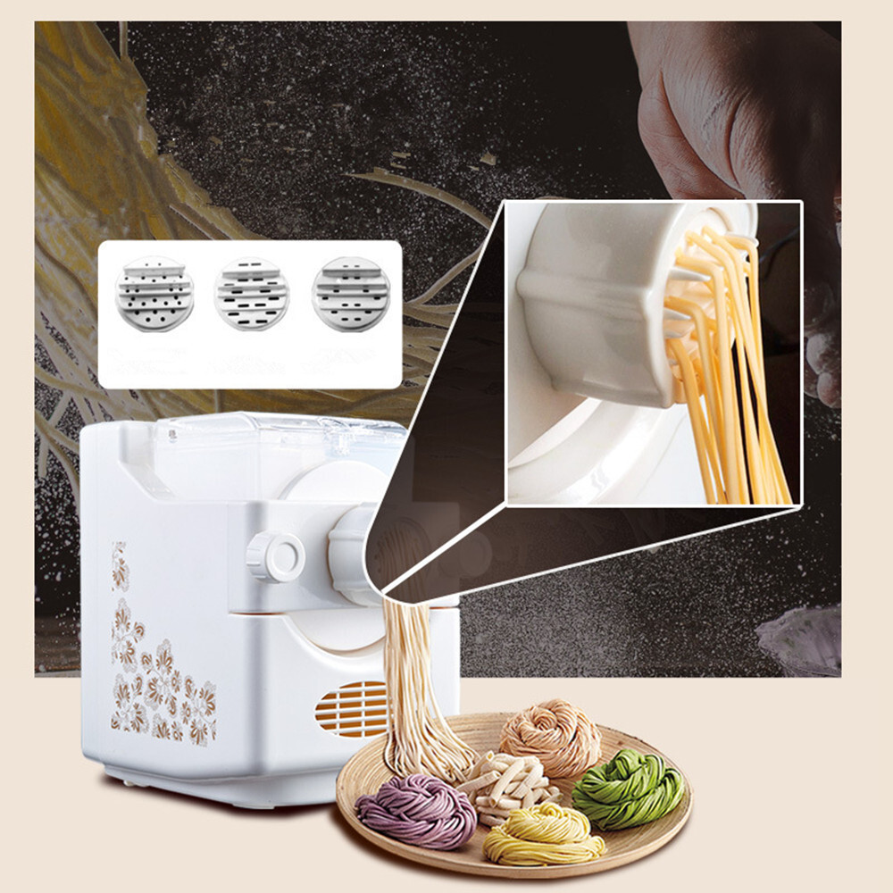 Electric Pasta Maker Automatic Noodle Making Machine with 9 Pasta Shape