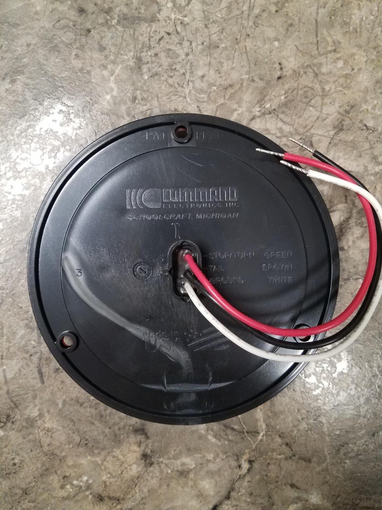 NEW 003-6019R: ROUND SURFACE MOUNT 20 LED STOP-TAIL-TURN LIGHT