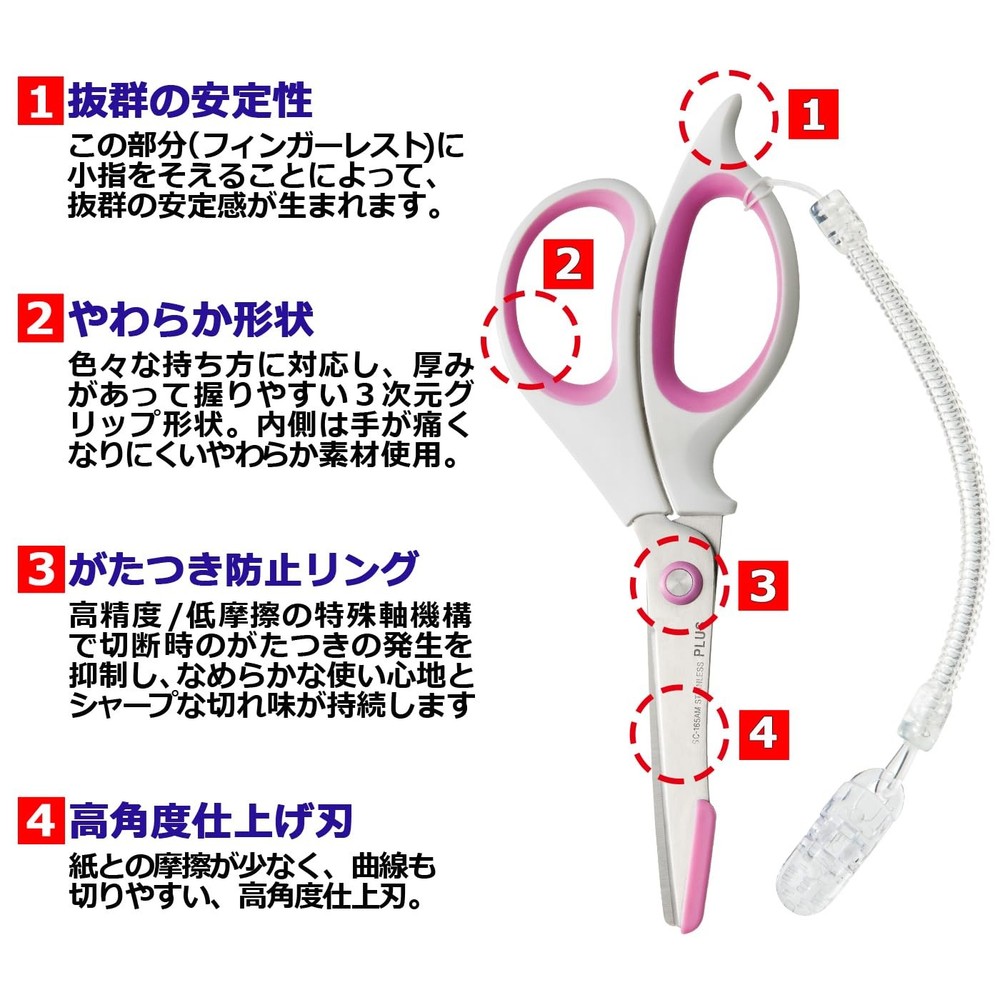 Plus Fit Cut Nurse Scissors Pink