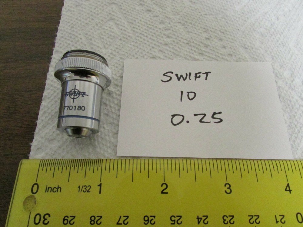 Swift Microscope Objective Lens  10X 0.25