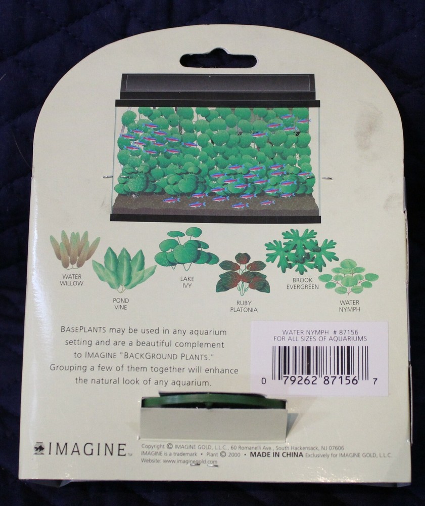 Imagine Base Plants Fish Decor