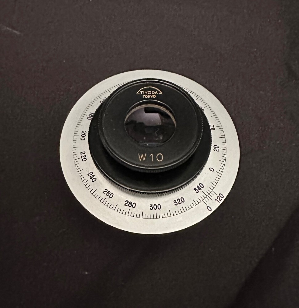 Tiyoda Topis Model W10 Rotary Optical Polarizer/Filter For Microscope