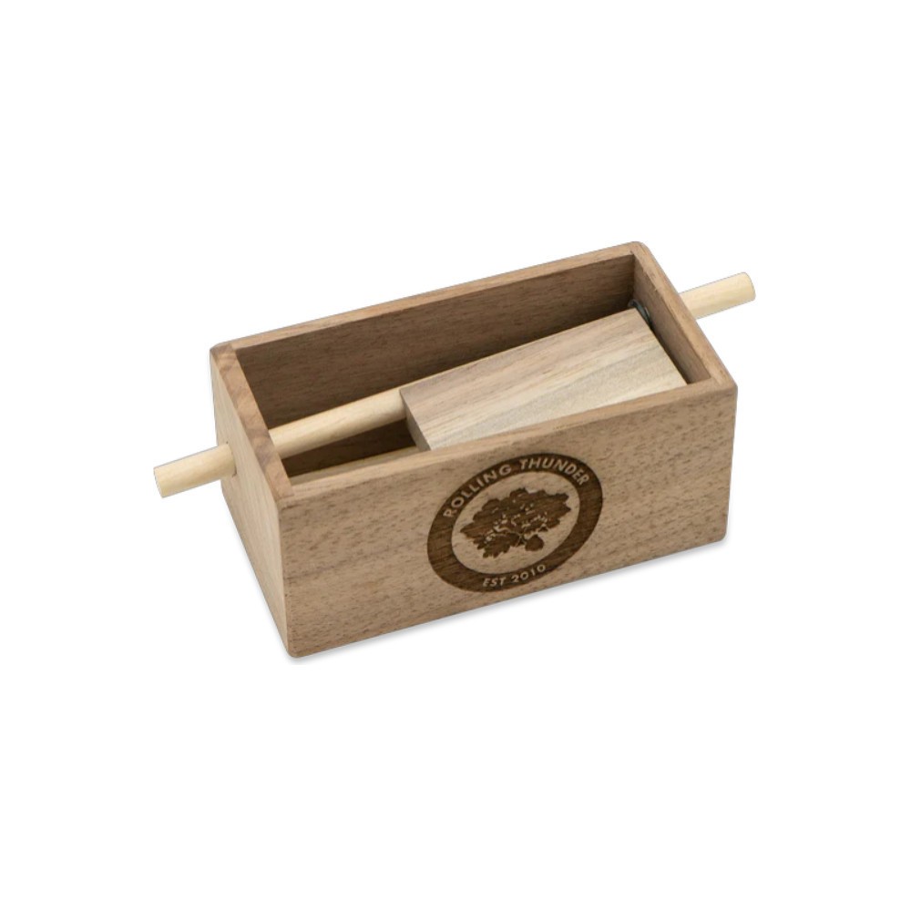 Rolling Thunder Push-Button Box Call – Easy One-Handed Turkey Call