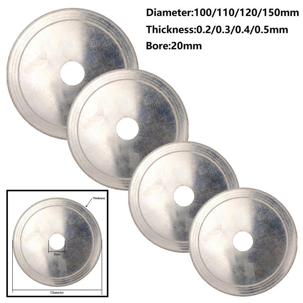 Non Metallic Material Cutting Disc for Jade and Agate Processing 110mm Diameter