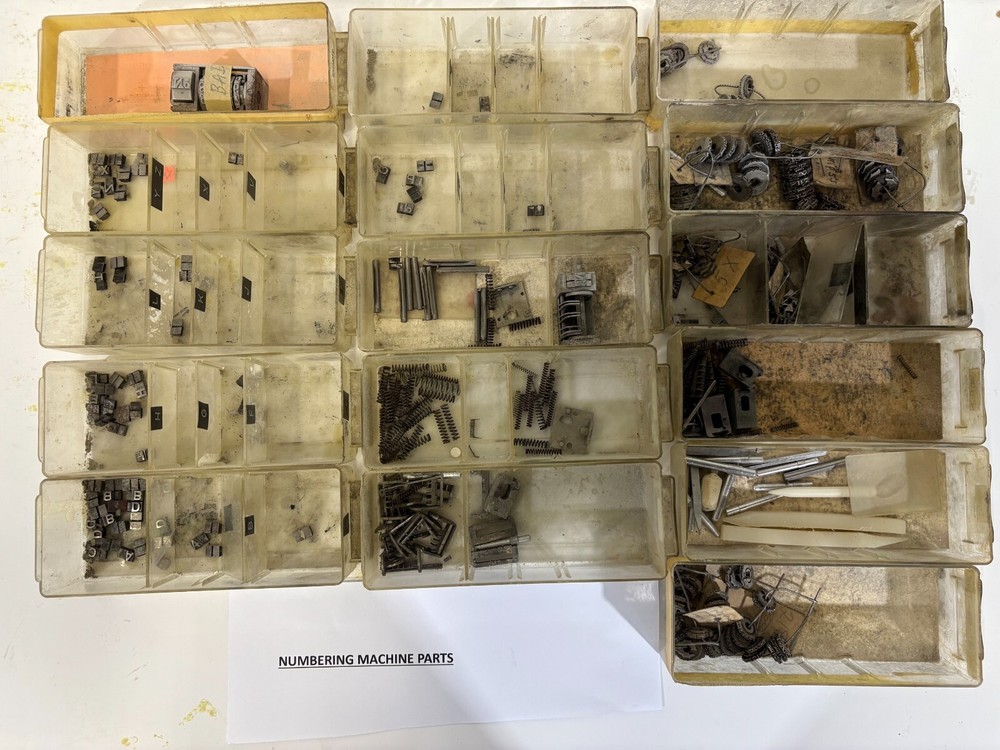 Numbering Machines Parts-Mix Models