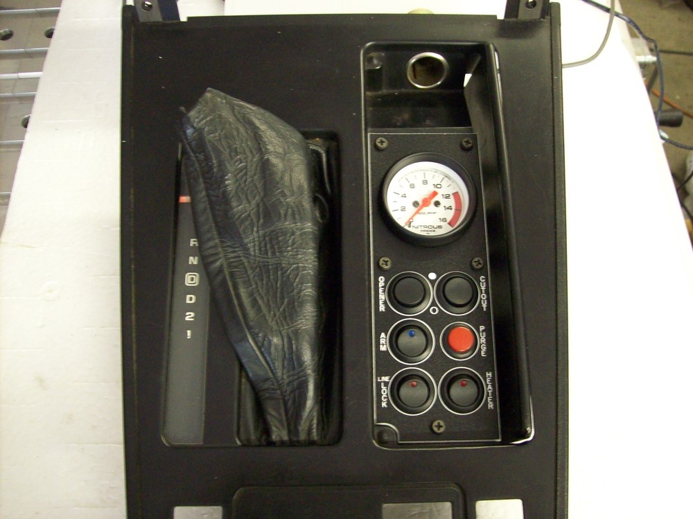 84-89 C4 Corvette Console Switch Panel Nitrous Oxide With 2 1/16" Gauge Hole