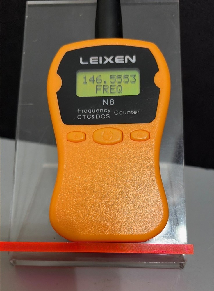 LEIXEN N-8 FREQUENCY COUNTER CTC&DCS (TESTED)