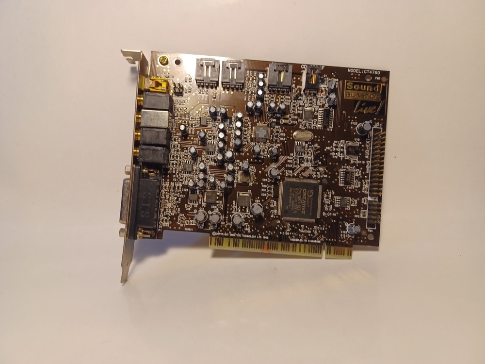 Creative Labs Sound Blaster Live! CT4760 Working