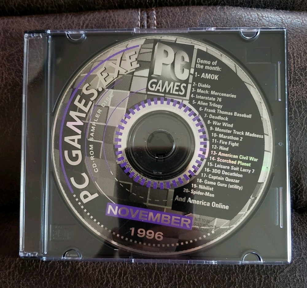 Vintage PC Gaming Demo Discs